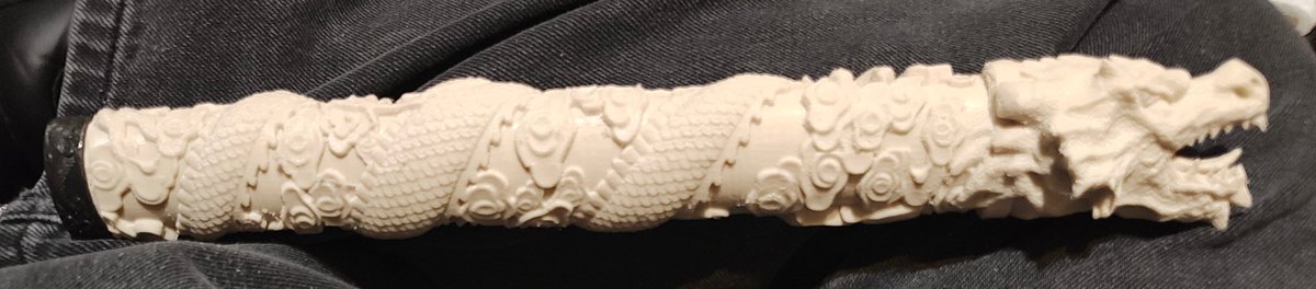 Bought a large format printer (11.8 x 11.8 x 15.7) and did another print, single piece, PETG. I think it's going to look allot better than the original two part with a spacer. Lots of clean up left and fitting. Now the fun begins!