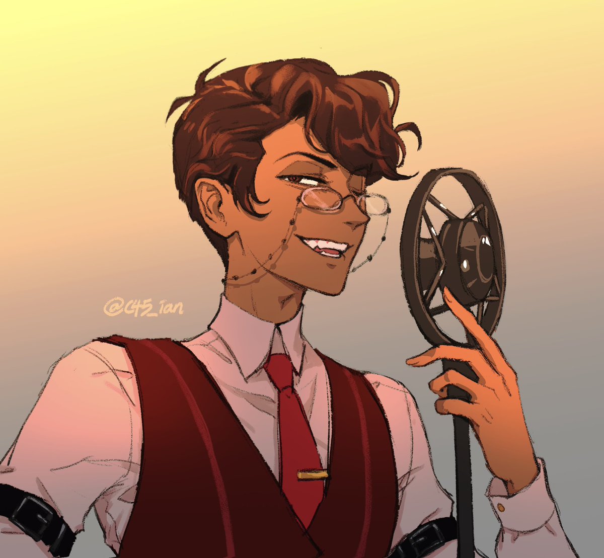 Human Alastor #HazbinHotel #hazbinhotelseason2 #Alastor