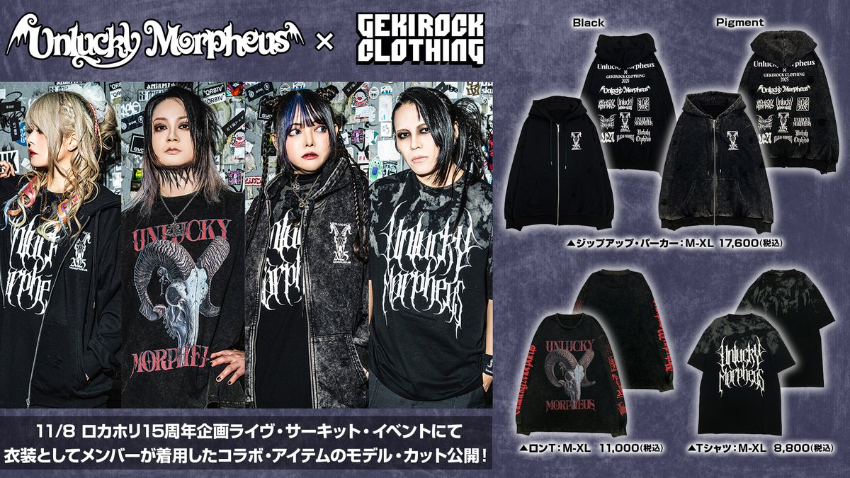 Unlucky Morpheus 15周年 パーカー 未開封品 Unlucky Morpheus 15周年 パーカー 未開封品 Unlucky Morpheus結成15