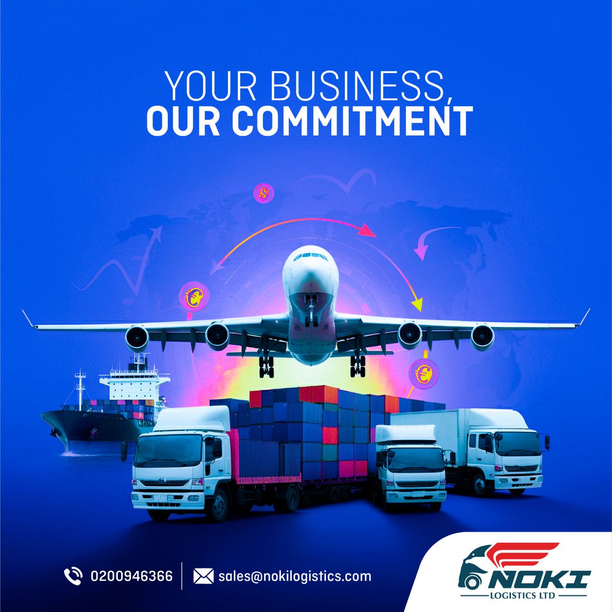Fresh Monday =Fresh Business 
When  it comes to your logistical needs, trust us

Call 0200946366
0r
Visit our website: nokilogistics.com