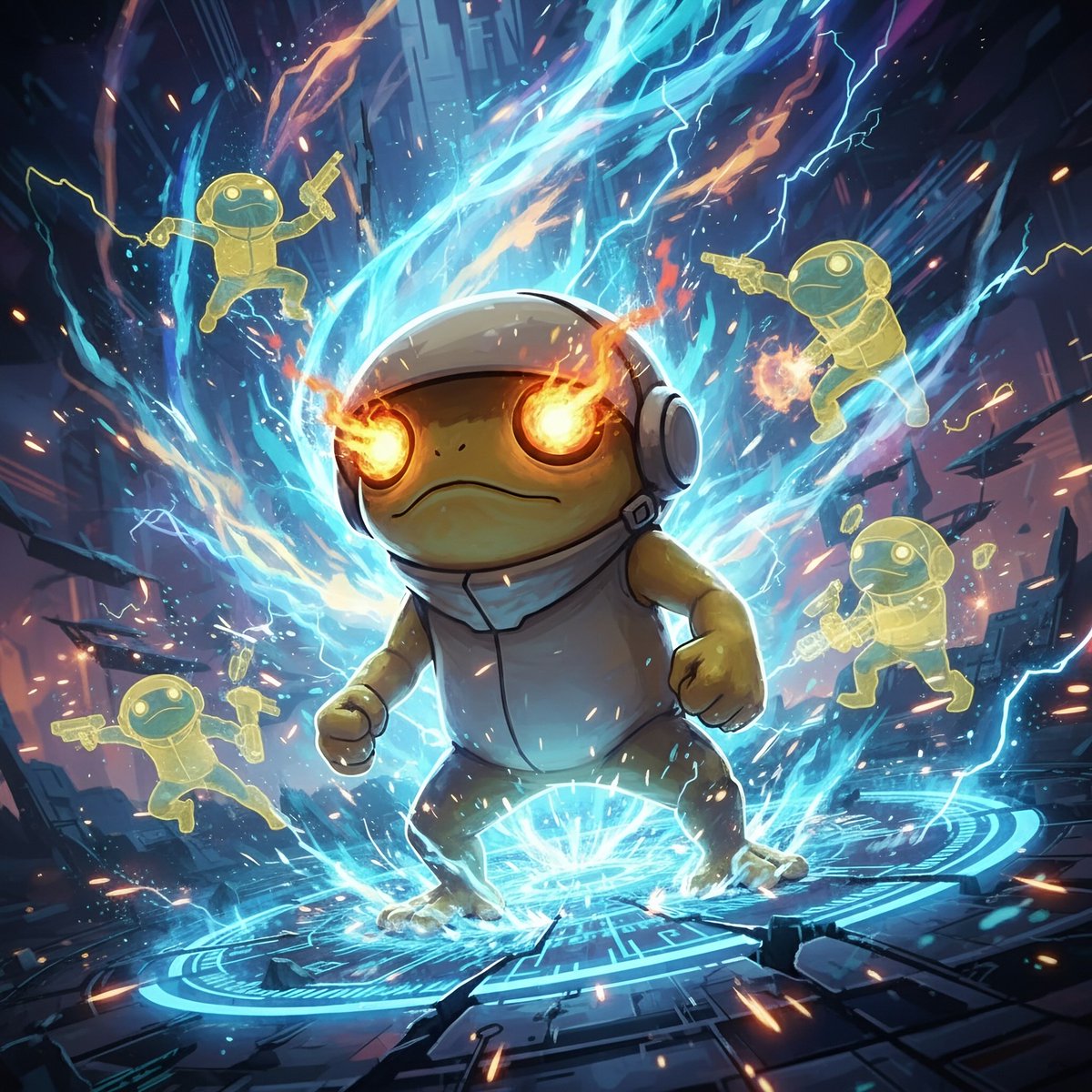 Sammy_TurboToad's tweet image. Unwavering conviction. The future belongs to those who stay focused on the mission. Keep building, don&apos;t flinch ⚡️🐸🔥 $TURBO #CryptoMarket #memecoin #AI #CryptoCommunity