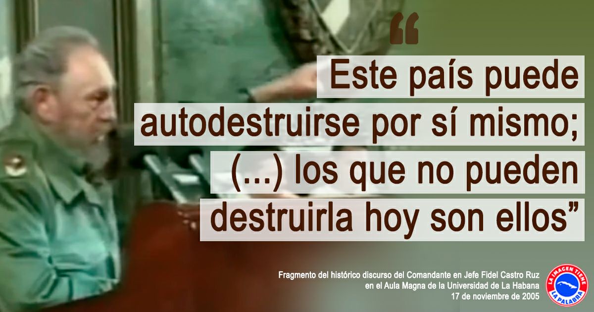 Siempre confió en los jóvenes, porque en ellos está el futuro! 20 aniversario del discurso de #Fidel en el aula magna de la universidad de La Habana. #100AñosConFidel #15AñosArtemisa <a href="/CubaMined/">MINED</a>  <a href="/GladysArtemisa/">Gladys Martínez Verdecia</a> <a href="/GobiernoArt/">Gobierno Provincial de Artemisa</a> <a href="/JuanBertico/">Juan Alberto Rodriguez</a>