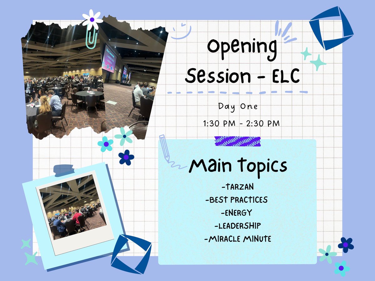 WI_DECA's tweet image. Day 1 of the Emerging Leaders Conference is officially in the books! 🚀
We kicked things off with an electric opening session. Shoutout to the Tarzan energizer! Session one of our workshops is complete, and huge thanks to our incredible speakers. Stay tuned for the Day 2 recap!