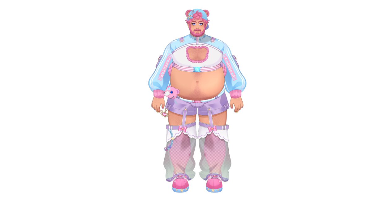 ChUwUnky's tweet image. Vtubers Post Model Trend 🩵🩷🩶🩷🩵

I LOVE everything about my model!! I adore alternative fashion like Jfashion, Decora, etc. and my artists did absolutely AMAZING jobs! I love y&apos;all!

Designer: @/heartboiledegg | Artist(s): @/Morphisia | @/yolkacola | @/StrawbVT  #Vtuber
