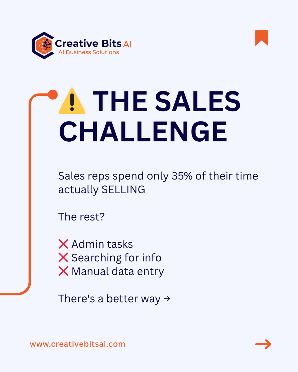 CreativeBitsAi's tweet image. 💼 Supercharge sales with AI-powered intelligence!

🎯 Auto-generate tasks from call transcripts
📊 Real-time sentiment &amp;amp; buying signals
🤝 Predict churn &amp;amp; identify upsells

🚀Learn More:#SalesEnablement #AIforSales 

#SalesTechnology #RevenueGrowth #SalesProductivity #B2BSales