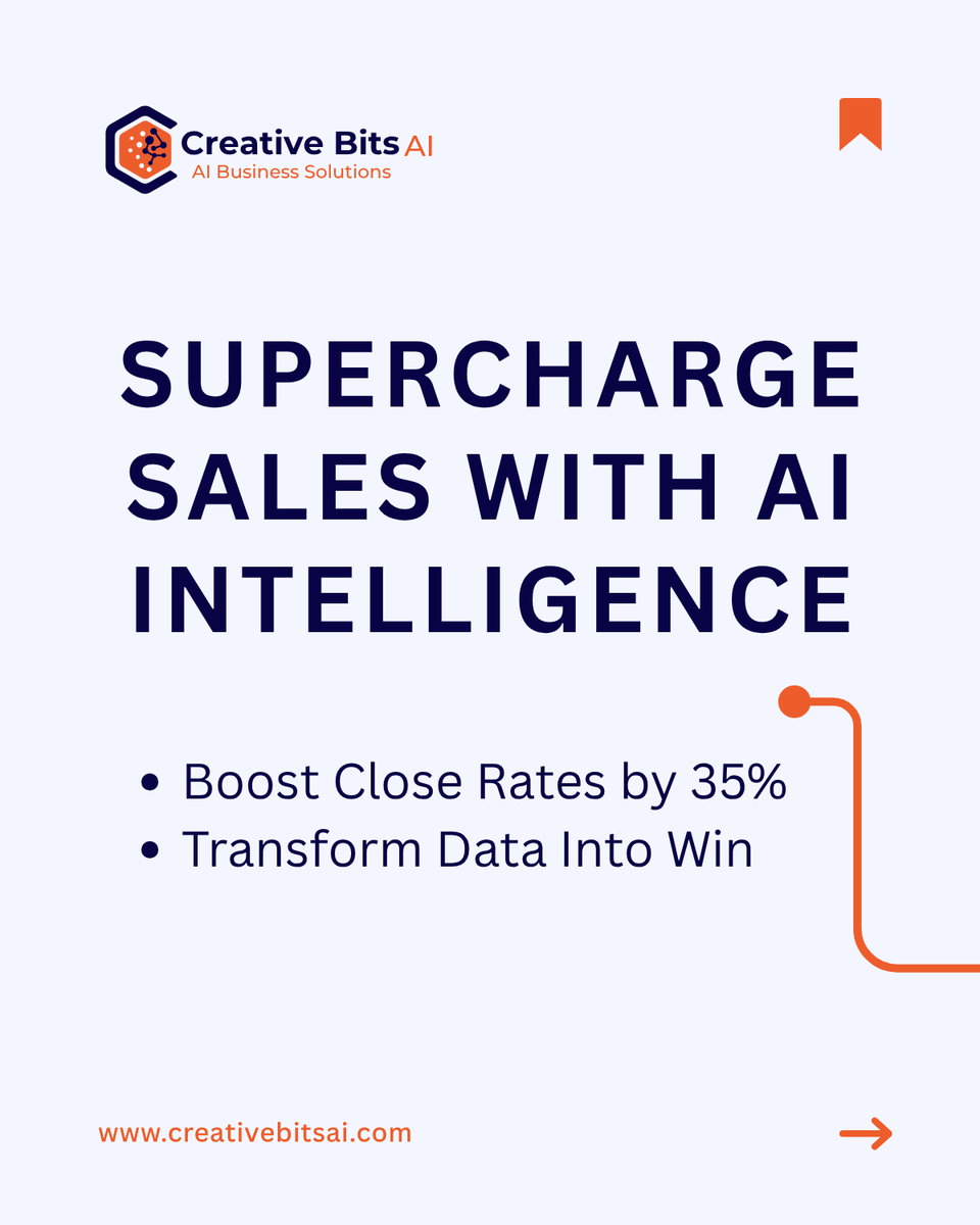 CreativeBitsAi's tweet image. 💼 Supercharge sales with AI-powered intelligence!

🎯 Auto-generate tasks from call transcripts
📊 Real-time sentiment &amp;amp; buying signals
🤝 Predict churn &amp;amp; identify upsells

🚀Learn More:#SalesEnablement #AIforSales 

#SalesTechnology #RevenueGrowth #SalesProductivity #B2BSales