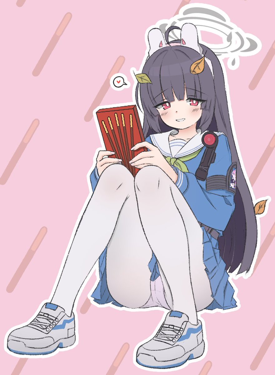 少し遅れたポッキーの日のミユです！ 
よければPixivでもどうぞ！

🔗： pixiv.net/artworks/13757…

ミユーのポッキー | GeneaKarin 
#pixiv #ブルーアーカイブ #ブルアカ #BlueArchive #블루아카이브 #霞沢ミユ #ポッキー #うさ耳 #ブルアカファンアート #BlueArchiveFanArt