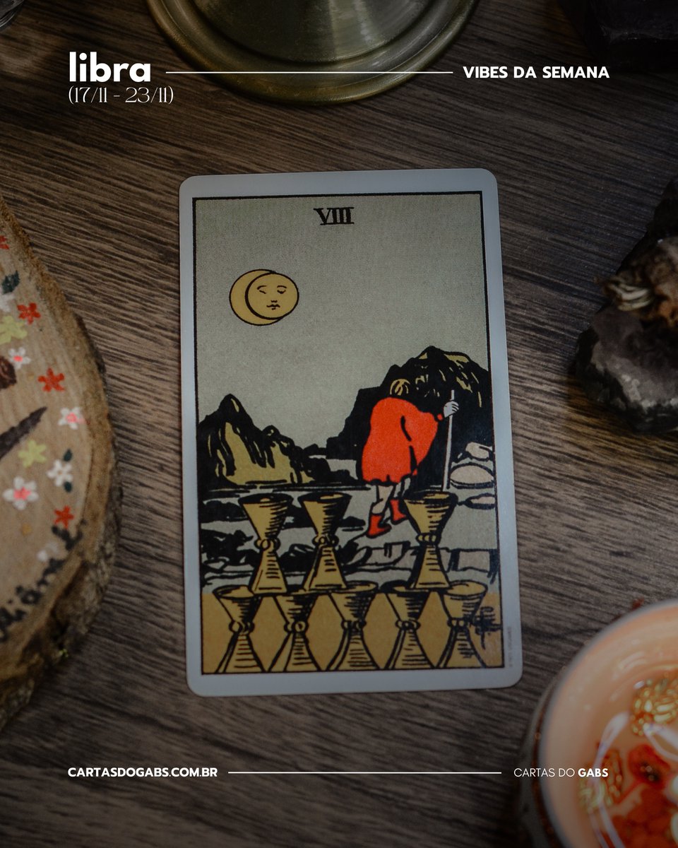 cartasdogabs's tweet image. ♎️ Semana para LIBRA: 
“Tem horas em que a única coragem possível é ir embora…” Essa carta te dá a força de virar as costas para aquilo que não preenche mais. Expectativas, relações, hábitos, ilusões ou algo precisa ser deixado para trás. Mas é uma saída consciente, elegante,…