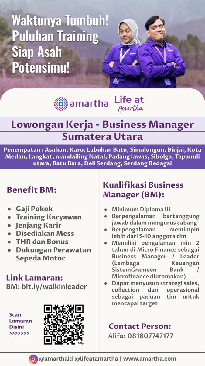 _llionking's tweet photo. Haloww 👋
Mungkin yang lagi cari lowongan kerja area sumatera utara, sumatera barat, riau. Bisa coba apply loker ini yaa @hrdbacot #lokercot
#lokersumbar #lokersumut #lokerriau https://t.co/O59uSacdM7
