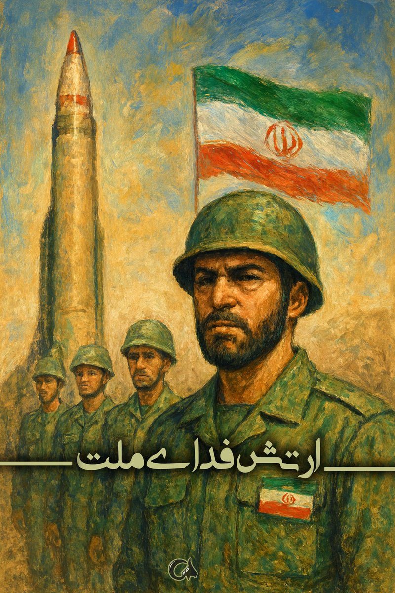 ارتش یعنی آرامشِ مردم؛ یعنی فداکاری بی‌چشم‌داشت. 🇮🇷
به‌افتخار همه دلیرمردانی که امنیت را با جانشان معنا می‌کنند.
#ارتش_انقلابی
#جانفدای_مردم