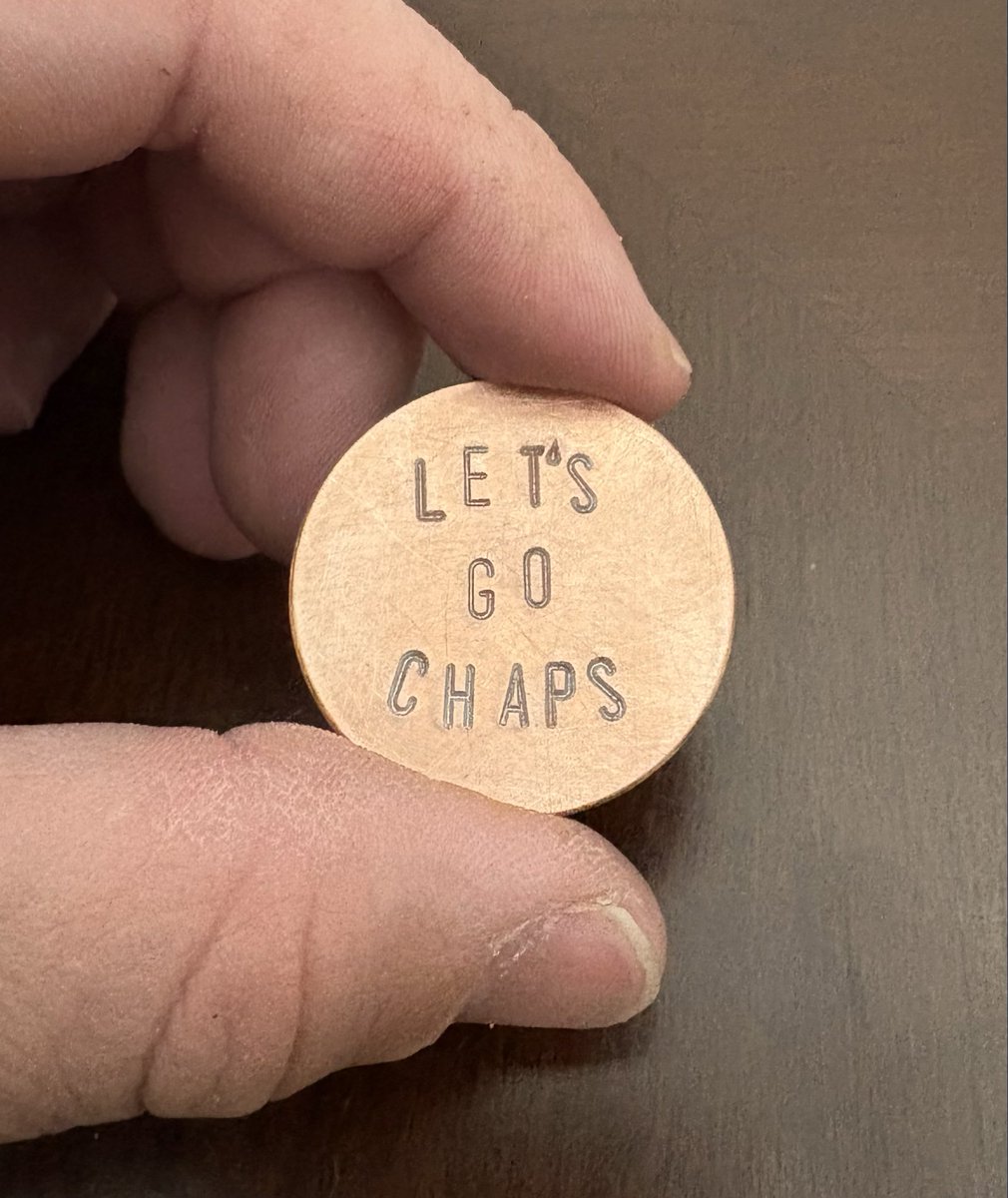 OffTheStickGolf's tweet photo. Made this ball marker. Inspired by @PeterFinchGolf 😂 https://t.co/BWU5DSCrQf