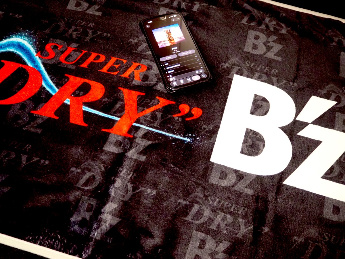 SUPER B'z ロゴ入り ブラックブランケット 2個セット B'z