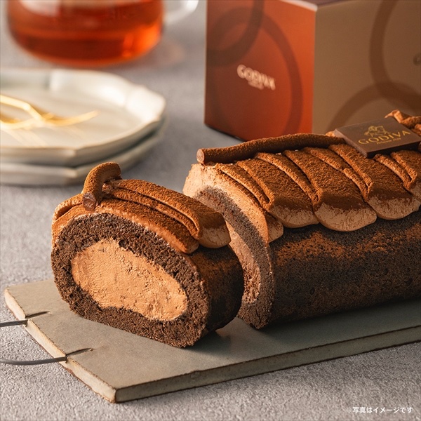 NoirTokyo_31's tweet image. カカオの香りに包まれる夜を。
抽選で1名様にGODIVAのチョコロールケーキをお届け🍫

① フォロー
② この投稿をいいね＆リポスト

締切:11/27  23:59