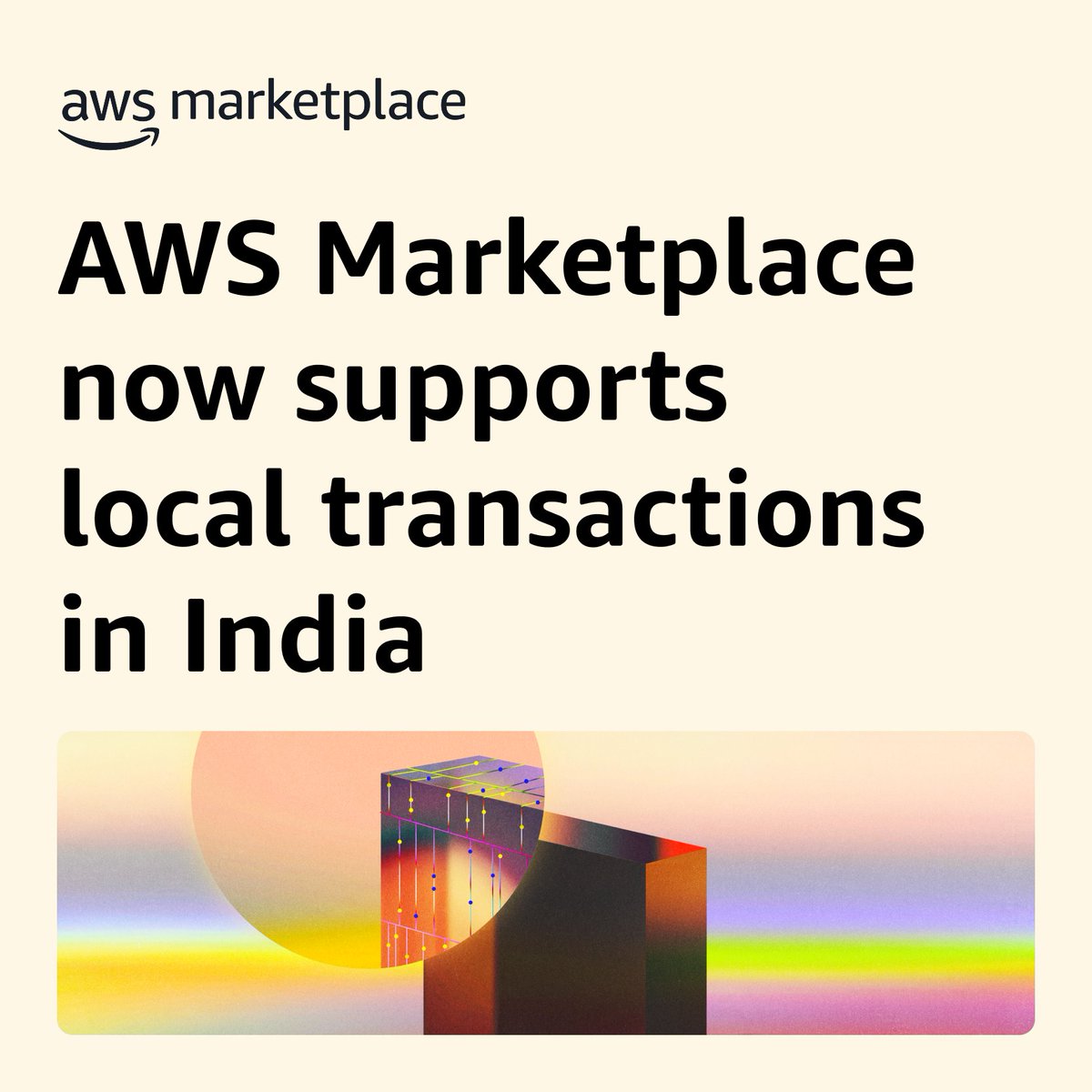 AWSCloudIndia's tweet image. Big news for #AWS customers in India! 

You can now buy from India-based sellers in #AWSMarketplace with: 
• INR billing and payments 
• Consistent invoicing from AWS India 
• New solutions available from local sellers 

Discover &amp;amp; deploy faster with simplified compliance!…