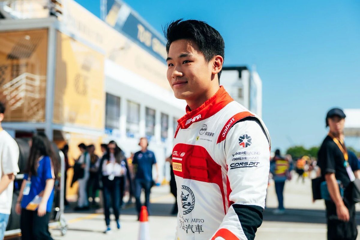 OfficialCONSPIT's tweet image. At the 72nd Macau Grand Prix – FIA GT World Cup last weekend, CONSPIT two brand ambassadors, @yifei_ye and @laurin_heinrich, took to the stage together.

#CONSPIT #ProDriversChoice #FIAGTWorldCup #Macau #MacauGP #gt3 #racing #YifeiYe #LaurinHeinrich