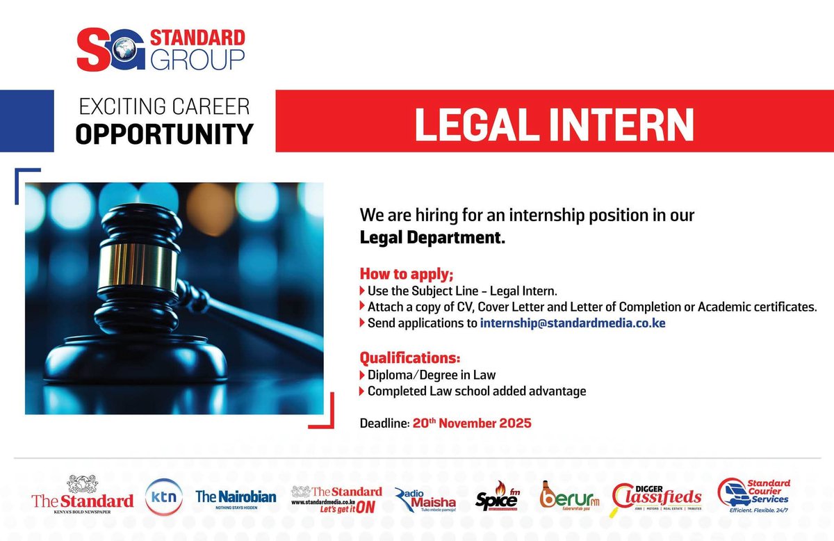lawdownafrica's tweet image. Legal Internship Alert!