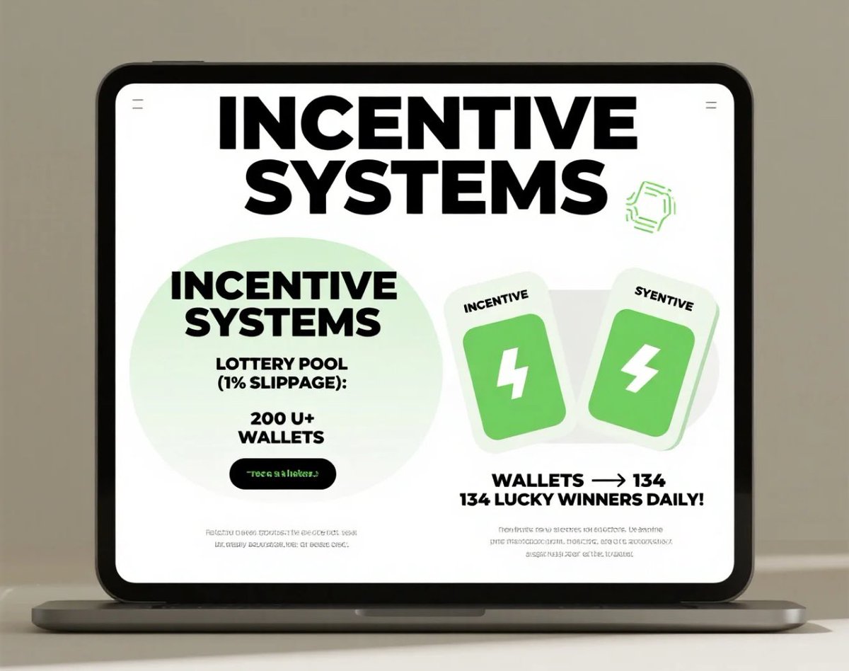ChainBoxDate's tweet image. 🎁 INCENTIVE SYSTEMS 🎁

🎰 LOTTERY POOL (1% SLIPPAGE):
🏆 200U+ WALLETS → 134 LUCKY WINNERS DAILY!

🍀 LUCKY POOL (1% BACKSTOP):
⏰ 72HR NO STAKE? → TRIGGER REWARDS!
• LAST DAY: 10% POOL
• LAST 2-10 DAYS: 20%  
• LAST 11-20 DAYS: 30%
• LAST 21+ DAYS: 40%