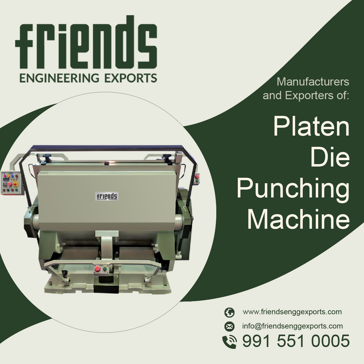 idea_amritsar's tweet photo. Platen Die Punching Machine Manufacturers Exporters Call +91 991-551-0005
#FriendsEngineeringExports
https://t.co/3PRkKWq20e
#diepunching #machine #platenpunching #manufacturer #exporters #amritsar #india #diecutting #diecuttingmachine #creasing #cuttingboard https://t.co/VmmhdtjWy5