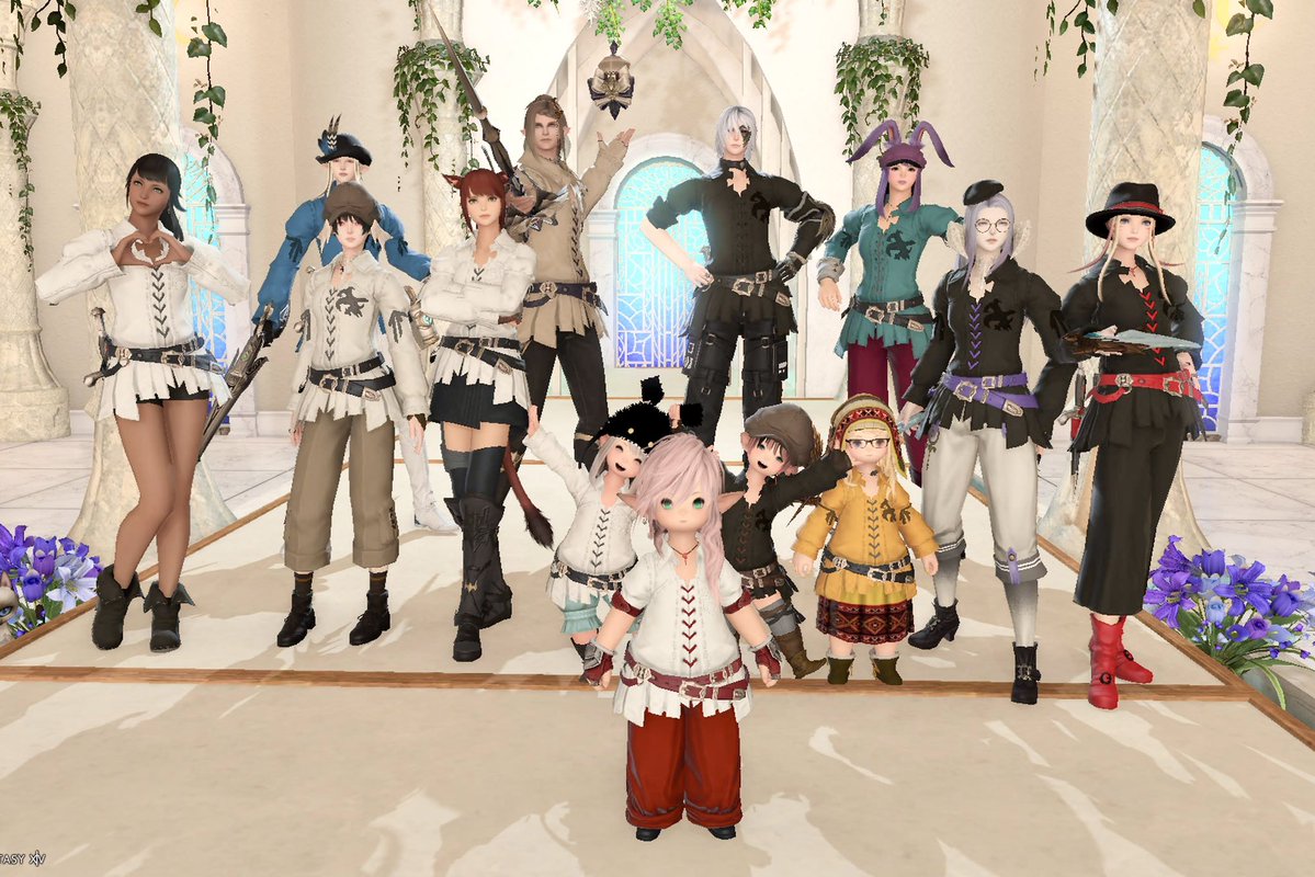 Sophia_VerFF14's tweet image. 昨日はFCイベントで、ファッションショーを開催しました🙌✨

モデルさん総勢10名、審査員ありで
2種類のミラプリを披露してもらって優勝者を決める大会です🏆✨

モデルさんのウォーキングも良かったし、
観客もたくさん来てくれてすごく盛り上がりました🤭♪

ちなみに私のミラプリはパリコレ風……