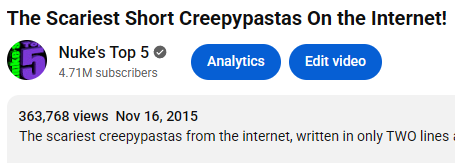 10 YEARS ON YOUTUBE ... TODAY. And a new video with GHOSTS and SH**
THANK YOU SO MUCH for 10 AMAZING years!!!
youtube.com/watch?v=W4e-FL…