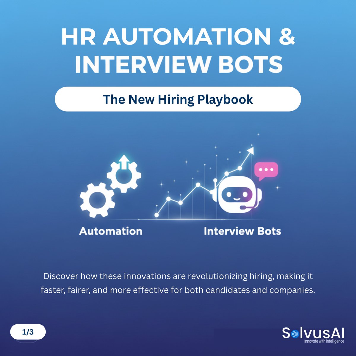 SolvusAi's tweet image. In today’s talent race, speed + accuracy win. 

AI interview bots help you hire top talent before competitors do.

🔗 talverge.net | ✉️ info@solvusai.com | 📞 +91 74113 73073

#Recruitment #SemanticAI #SolvusAI