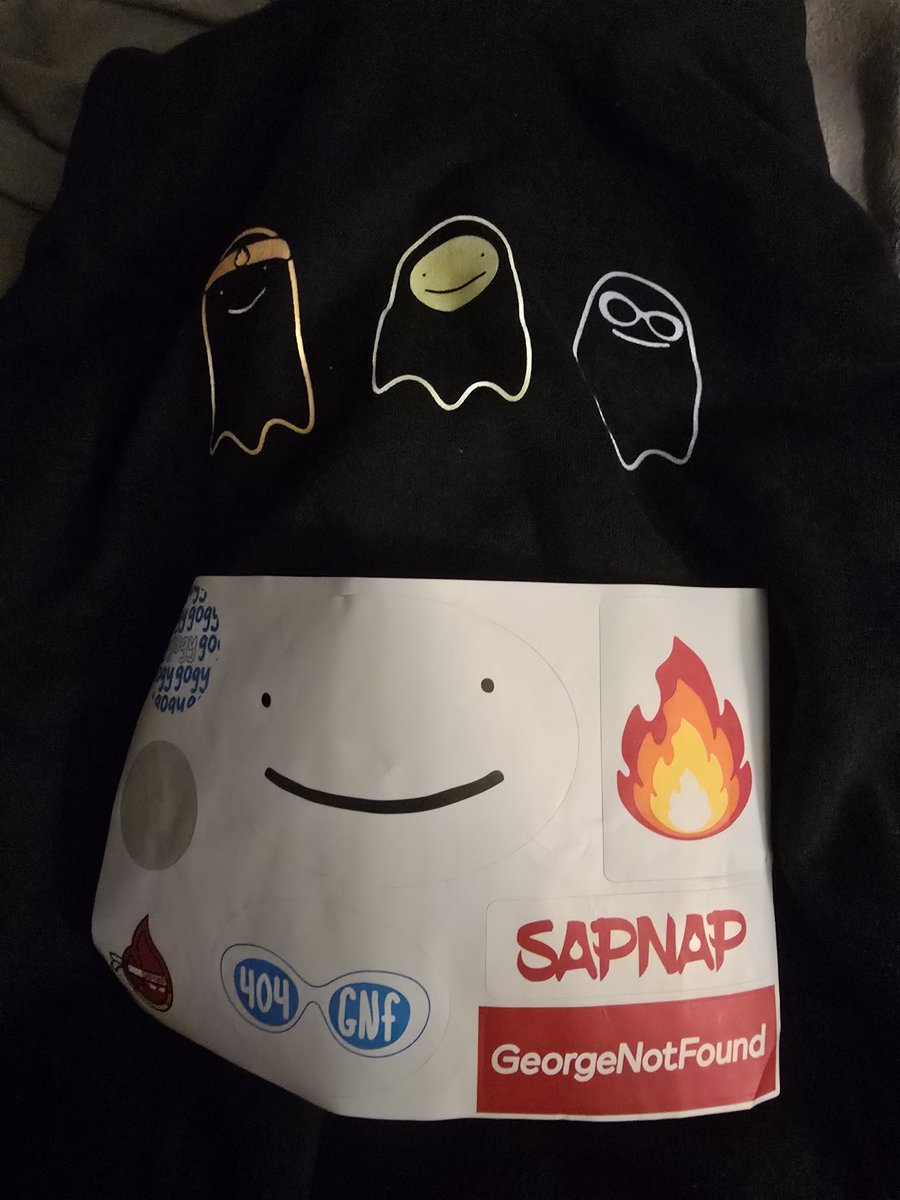 jflower278's tweet image. Dream team Halloween ghost dteam hoodie with stickers 1 missing 
#dreamwastaken #gnf #sapnap #dteamtwt mercari.com/us/item/m44537…