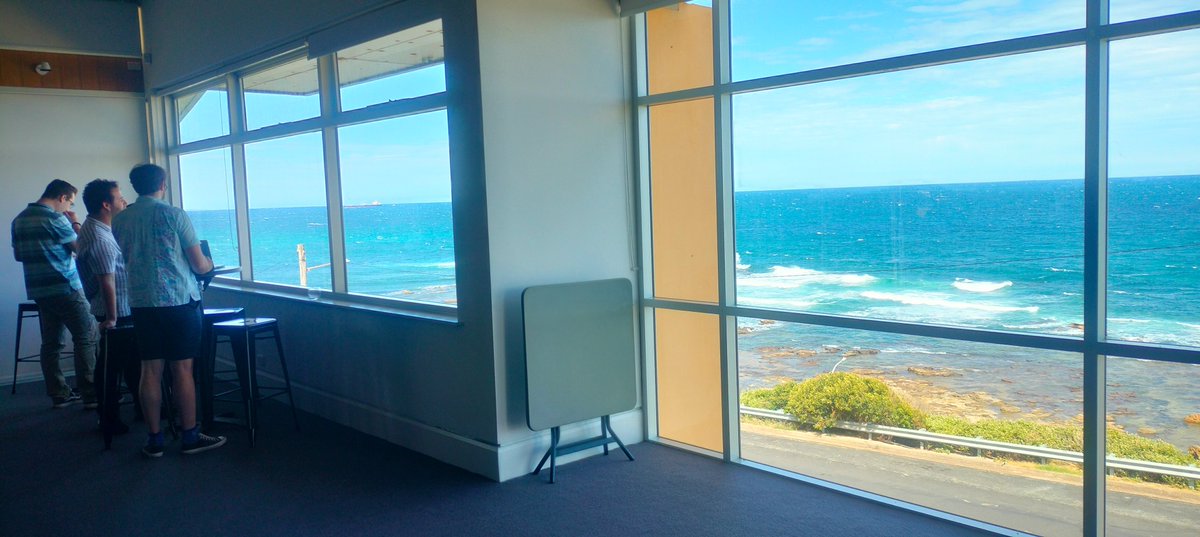 DeySahel's tweet photo. Nothing could be better than starting the week in such a place. This is Stars in Newcastle and the 11th Australian Exoplanet Workshop at Fort Scratchley, just beside the Pacific! Happy to be a LOC member and a participant. #Astrophysics https://t.co/eF6UueYadV