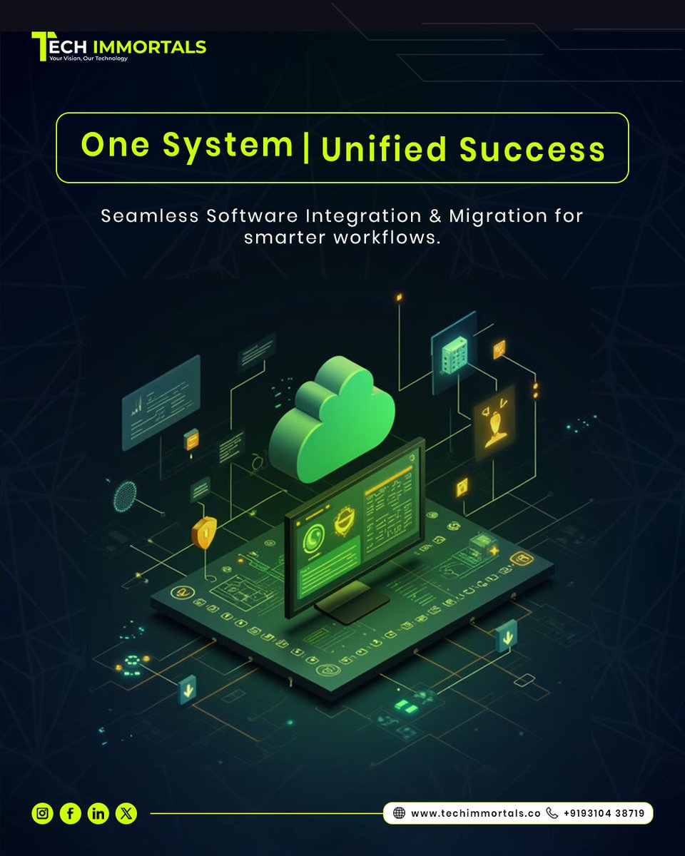 TechImmortals29's tweet image. If switching between five platforms feels like a full-time job, it’s time for a change.

🌐  techimmortals.co
📞 +91 931 043 8719

#TechImmortals #SoftwareIntegration #MigrationExperts #DigitalEfficiency #TechUpgrade #SystemAutomation #SmartBusiness #TechForGrowth