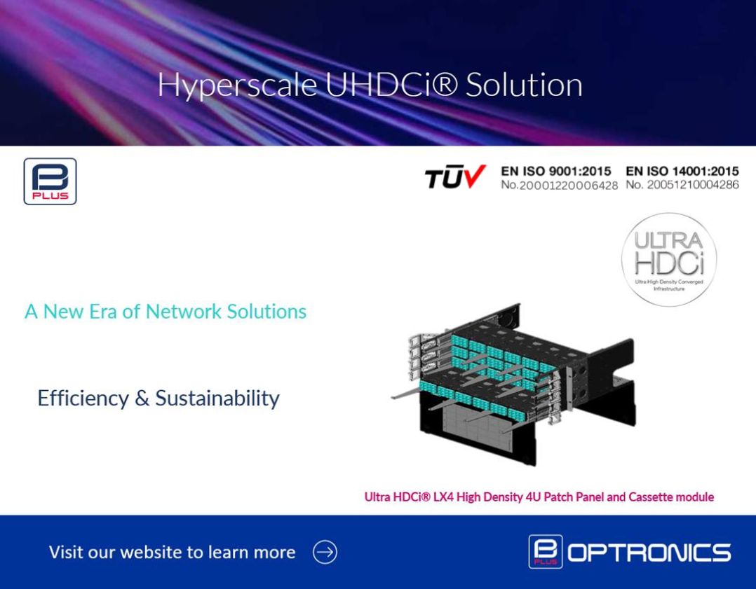 Optronicsplus's tweet image. Ultra HDCi® LX4 High Density 4U Patch Panel and Cassette module by Optronics® mailchi.mp/b93517432b10/u…
#optronics #structuredcabling #fibreoptic #datacentres #telecommunication #network