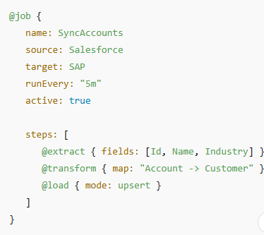 heribertosolis2's tweet image. A very simple example of Toon for a Mule integration #Salesforce #Mulesoft #LLMs