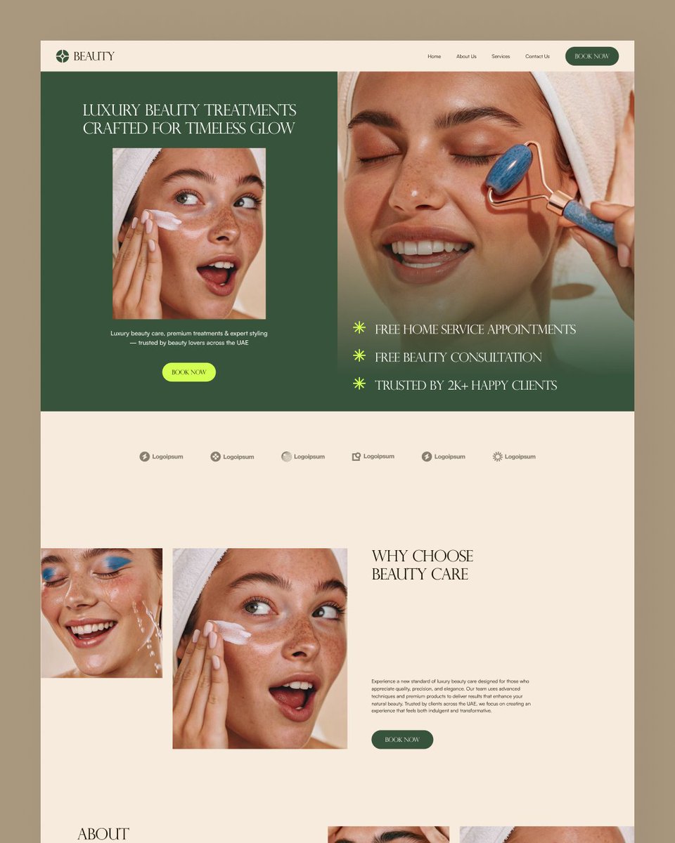 rajesh_uiux's tweet image. The client came to me saying,
“We want a premium skincare website… but our budget is tight.” Instead of cutting corners, we focused on smart design choices clean layout, strong visuals, &amp;amp; a simple user flow.

The result? A high-end landing page that looks far above their budget.