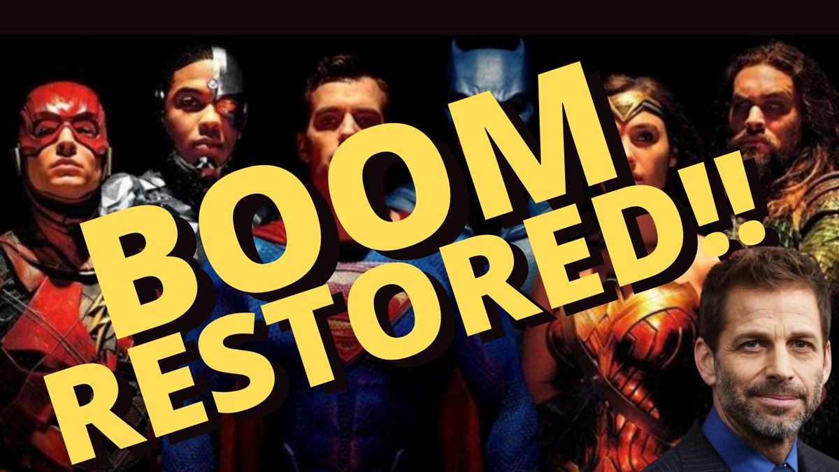 I try to relax and then THIS happens.....
#RestoreTheSnyderVerse 
youtu.be/280WQsNG0Ko