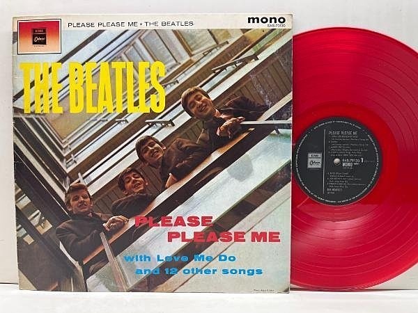 レア 美盤!! '82s JPN 東芝Odeon限定 MONO 赤盤 THE BEATLES Please