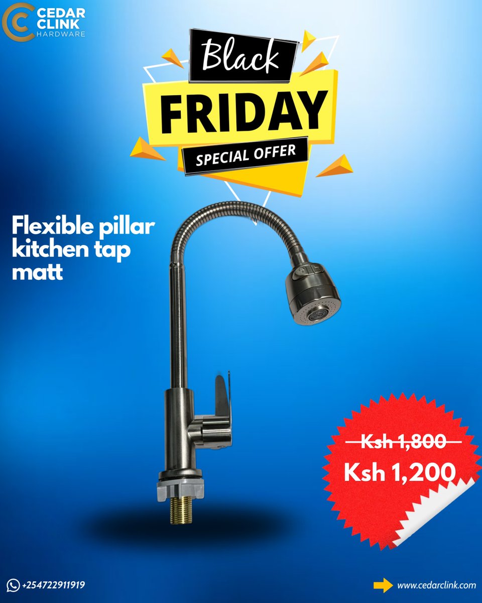 CedarClink's tweet photo. This November Black Friday, we are unlocking the biggest deals of the year, your perfect chance to upgrade your security with premium, long-lasting door locks at unbeatable prices.

Whether you're securing your home, office, or apartment units, our Black Friday offers give you more value, more strength, and more style for less.

🔐 What’s Waiting for You This Black Friday:
🔥 Massive discounts on selected premium door locks
🔥 Special bulk-order pricing for contractors and developers
🔥 Free expert guidance to help you choose the perfect lock
🔥 High-quality, durable, and tamper-resistant designs you can trust

From modern smart locks to heavy-duty mechanical systems, Cedar Clink ensures your doors stay secure with style.

📞 Call/WhatsApp: 0722 911 919
📍 Location: Kimathi House, Kimathi Street, Nairobi
🌐 Website: https://t.co/rwGyIh9lwy