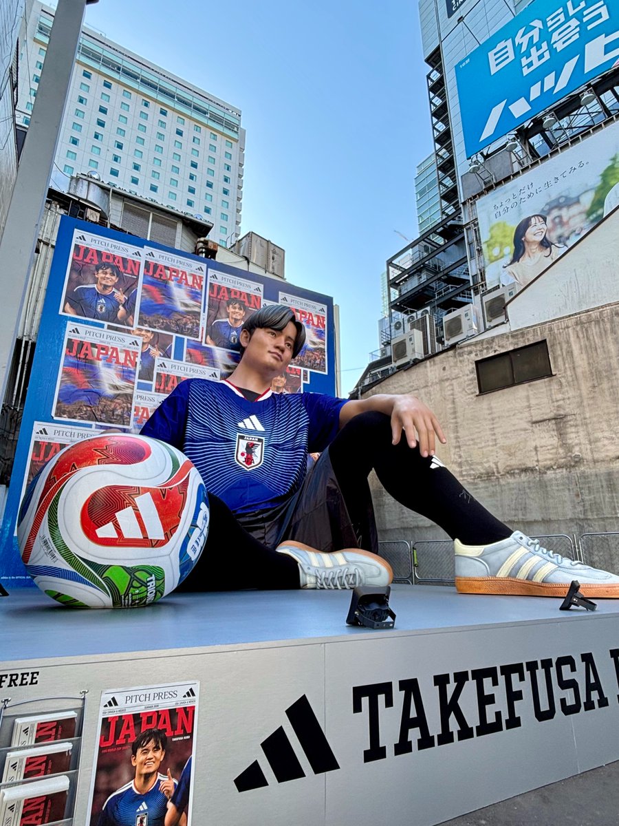 omron_hc_pr's tweet image. ！！
出張中、渋谷で Big TAKE に遭遇しました。