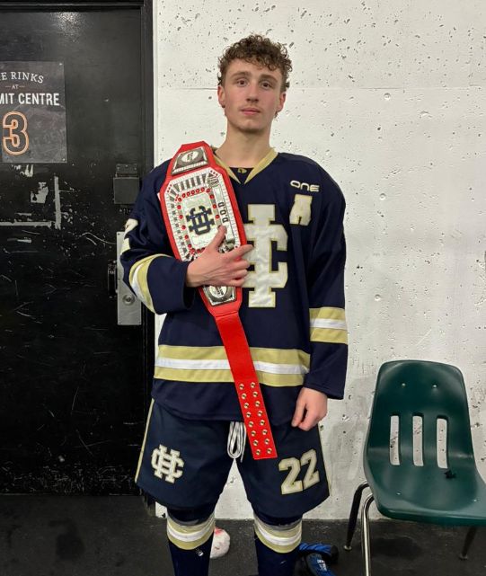 chacalgary's tweet image. Big belt owner Chale Morgan was flying and was a menace on the PK in a 4-3 OT Win over Delta for our U17 Preps! #earnednotgiven #calgaryhockey #csshl