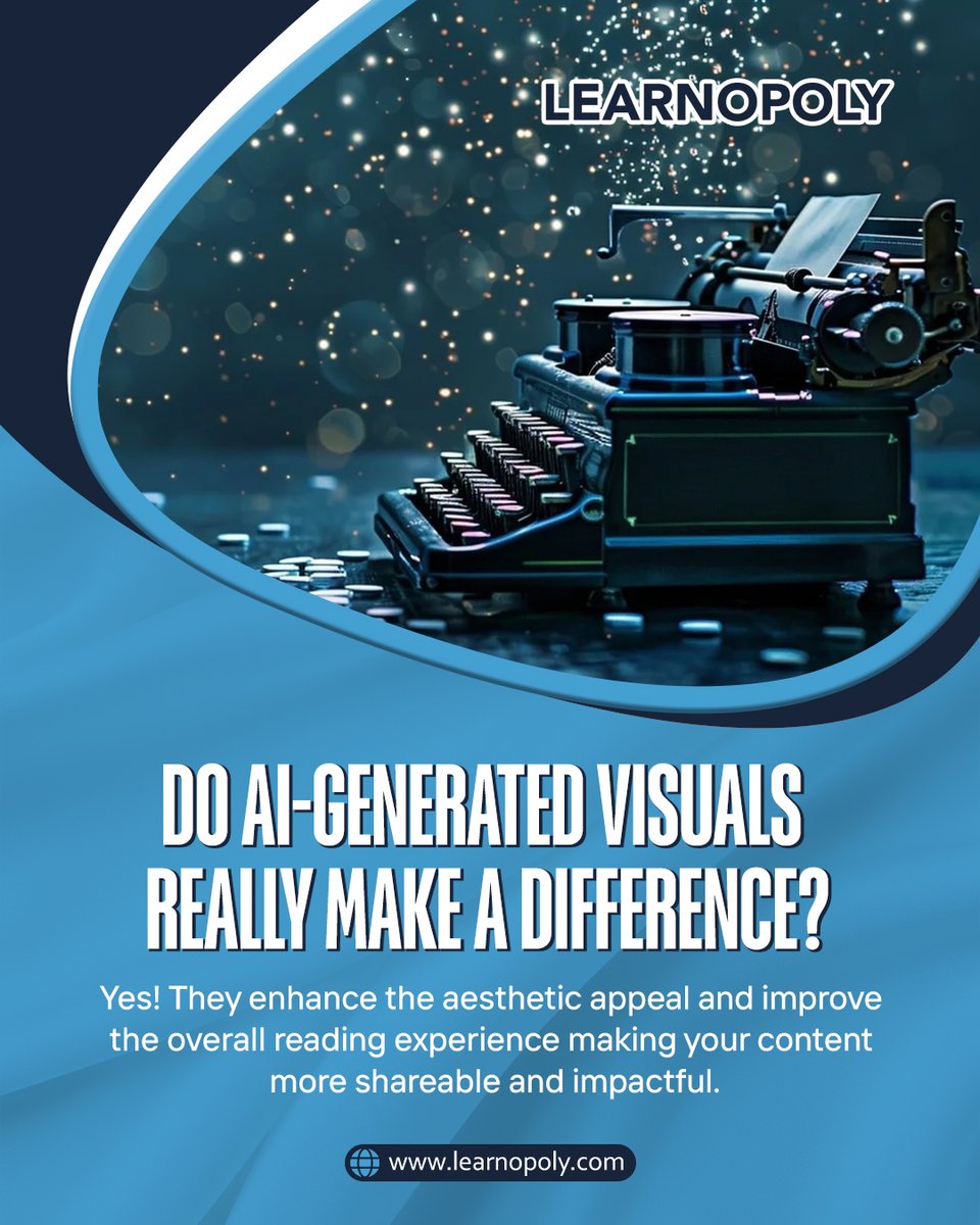 Learnopoly_'s tweet image. Absolutely. They elevate your aesthetic, boost engagement, and make every piece of content more shareable and impactful.

Unlock smarter, better-looking content creation with Learopoly.
👉 learopoly.com

#Learopoly #AIGeneratedContent #AIDesign #DigitalCreatives