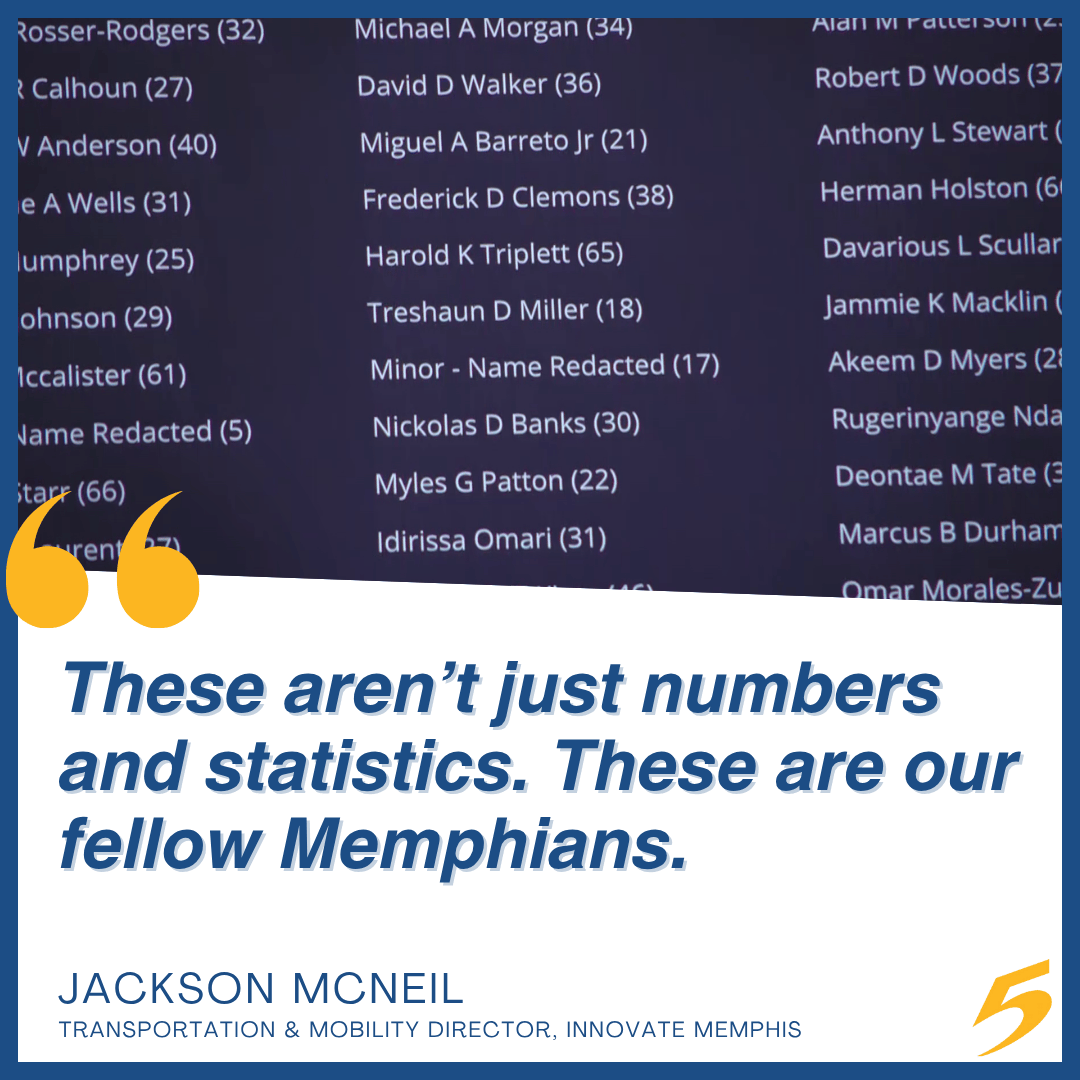 Street safety advocates gathered at Medical District Park on Sunday to remember the 188 people killed in traffic incidents in Memphis in 2024 and call for changes to prevent future deaths. ibit.ly/7G1_H