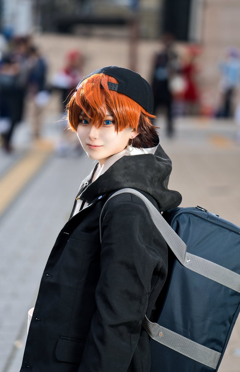 1066_knb's tweet image. [Cosplay/コスプレ]

🌈🕒/📿🍔
（※歌ってみた衣装）

 #ふくしま街コス 
 #銀八ふぉと館