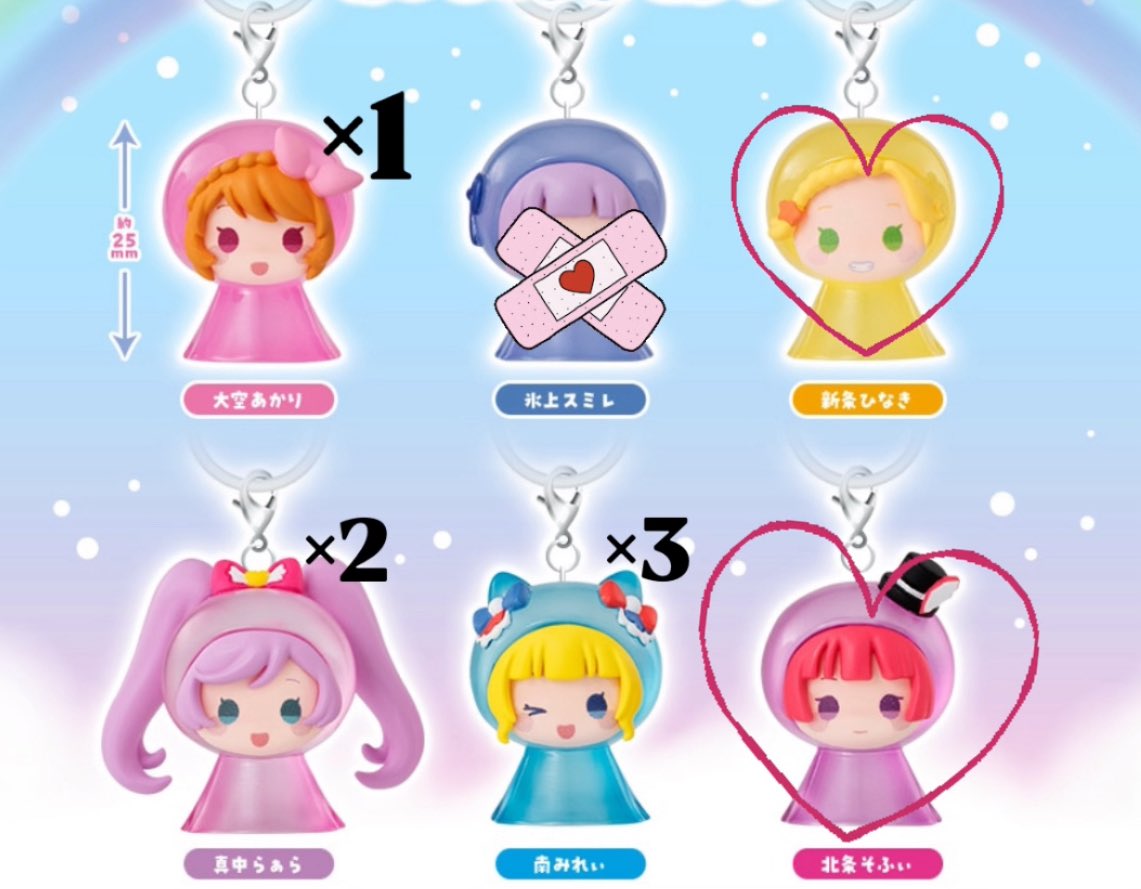 chxall's tweet photo. 【交換】【買取】
アイカツプリパラ ガチャガチャ
めじるしアクセサリー

【求】北条そふぃ> 新条ひなき or 定価+手数料

【譲】 大空あかり×1
         南みれぃ ×3   真中らぁら ×2

郵送or 福岡市内での手渡しor PayPay

お気軽にお声掛けください。 https://t.co/Bz8oBldTlw