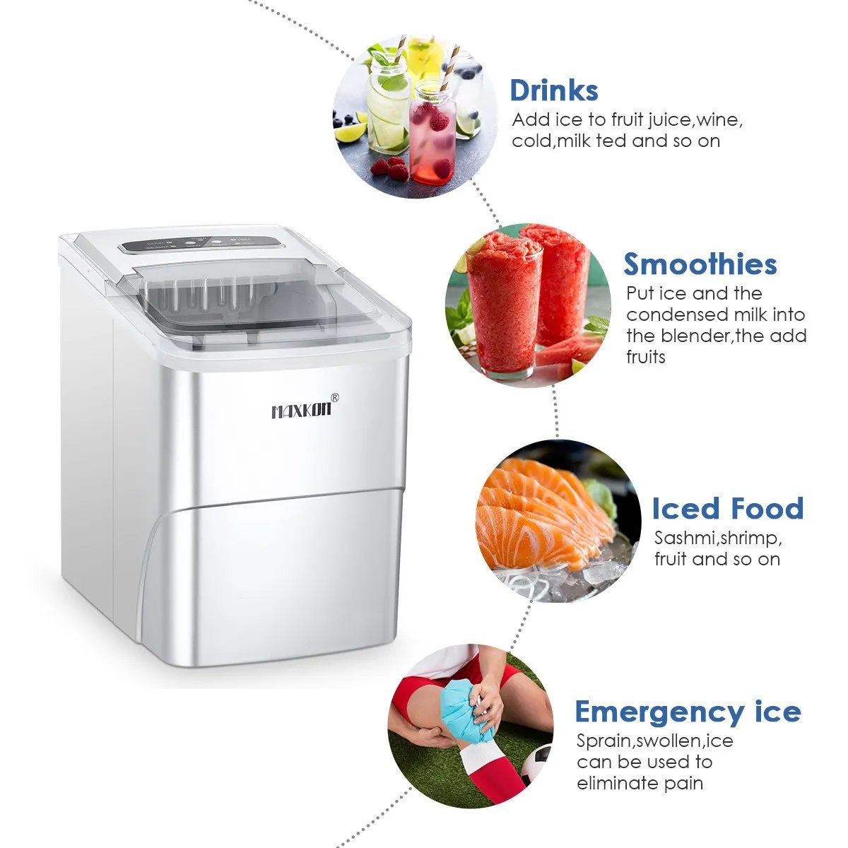 CrazySalesAus's tweet image. MAXKON Ice Maker
bit.ly/4i4wkOY
#icemaker #icemakingmachine #countertop #colddrink #ice #freeship