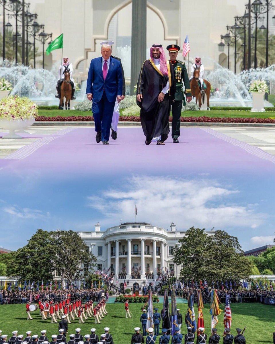 للمرة الأولى في ولاية ترامب الثانية، وفي تاريخ الولايات المتحدة، يستعدّ البيت الأبيض لإقامة احتفال كبير لولي عهد دولة أجنبية على الأراضي الأميركية…

هذه الزيارة تُعد من أعلى مستويات البروتوكول الأميركي؛ حيث سيستقبل الرئيس دونالد ترامب سمو ولي العهد الأمير محمد بن سلمان في