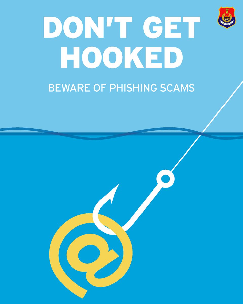 Jal_R_Police's tweet photo. Beware of online fraud! Jalandhar Rural Police advises everyone to avoid phishing traps and protect personal information.

#JalandharRuralPolice #StayAlertStaySafe #CyberAwareness #PhishingScam #OnlineFraud #CyberSafety #DigitalSecurity #PublicAdvisory #DoNotClick #BeCyberSmart https://t.co/LHd0nDgzB3