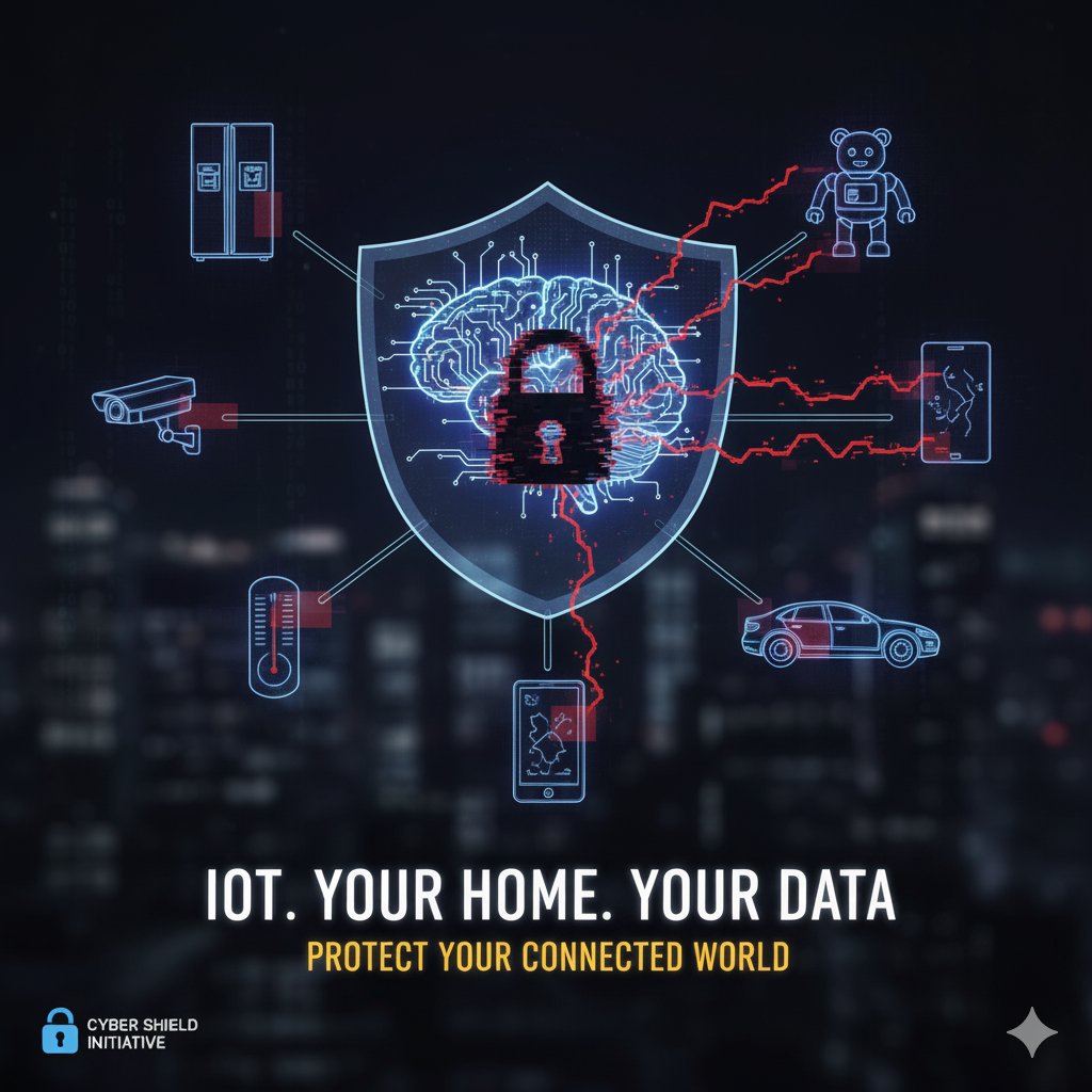 LindaMasondo's tweet image. CYBER SHIELD INITIATIVE 🛡️

Let&apos;s be real: How vulnerable is your smart home?👇

#CyberShield #IoT #SmartHomeSecurity  SANDF General Nhlanhla Mkwanazi Giants of Africa #DataProction #TheLink