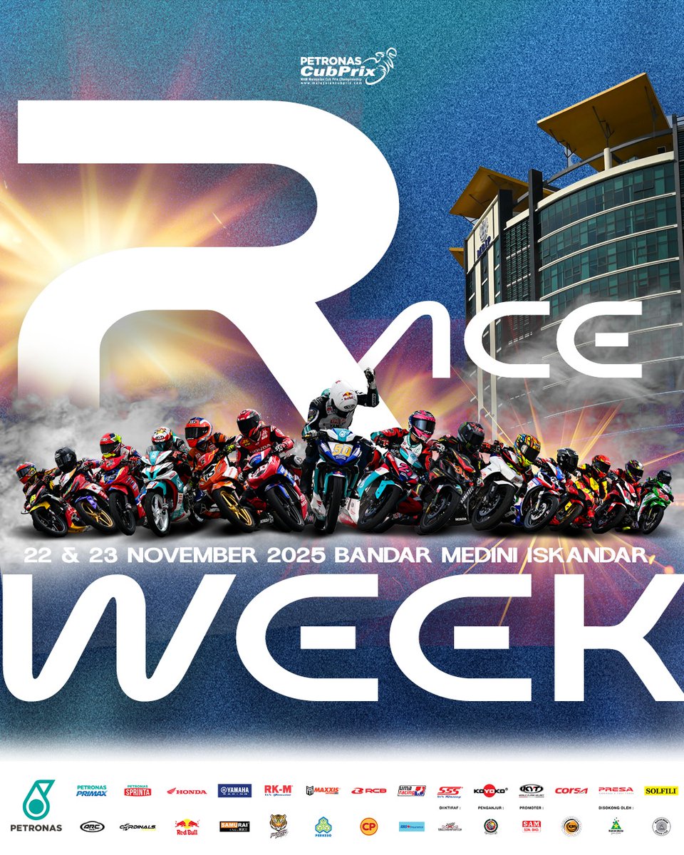msiancubprix's tweet photo. Race week!
#PETRONAScubprix #PETRONASmotorsports https://t.co/IycuNN9g4N