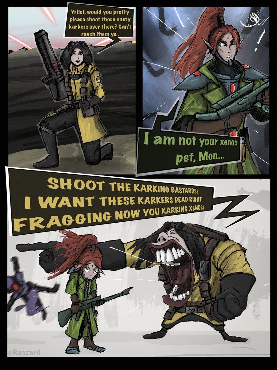 raszard's tweet image. Voice of command

#roguetrader #rogue_trader #Rogue_artist #warhammer40k #WarhammerArt #warhammer40000 #warhammer #WarhammerCommunity #Yrliet