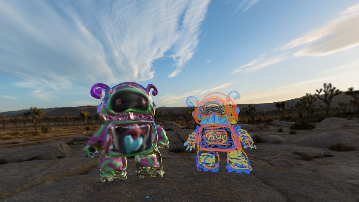 jimmygunawanapp's tweet image. #spatialdrawing #nomadsculpt