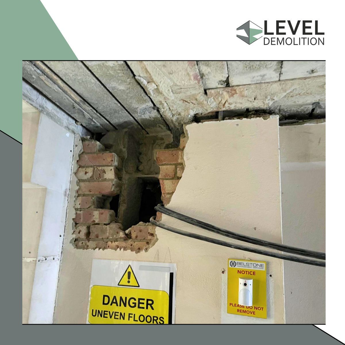 DemolitionLevel's tweet image. At Level Demolition Ltd, we deliver more than demolition — we bring precision, trust, and progress. From high-rises to factory decommissions, we lead with safety, efficiency, and sustainability. SAFE. STRONG. SUSTAINABLE. 🔗 leveldemolition.co.uk