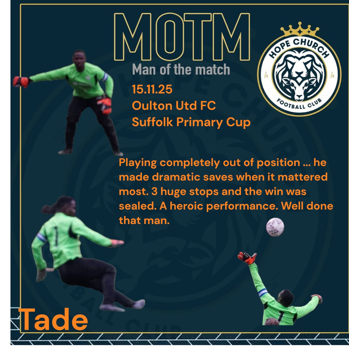 Hope Church FC tweet media