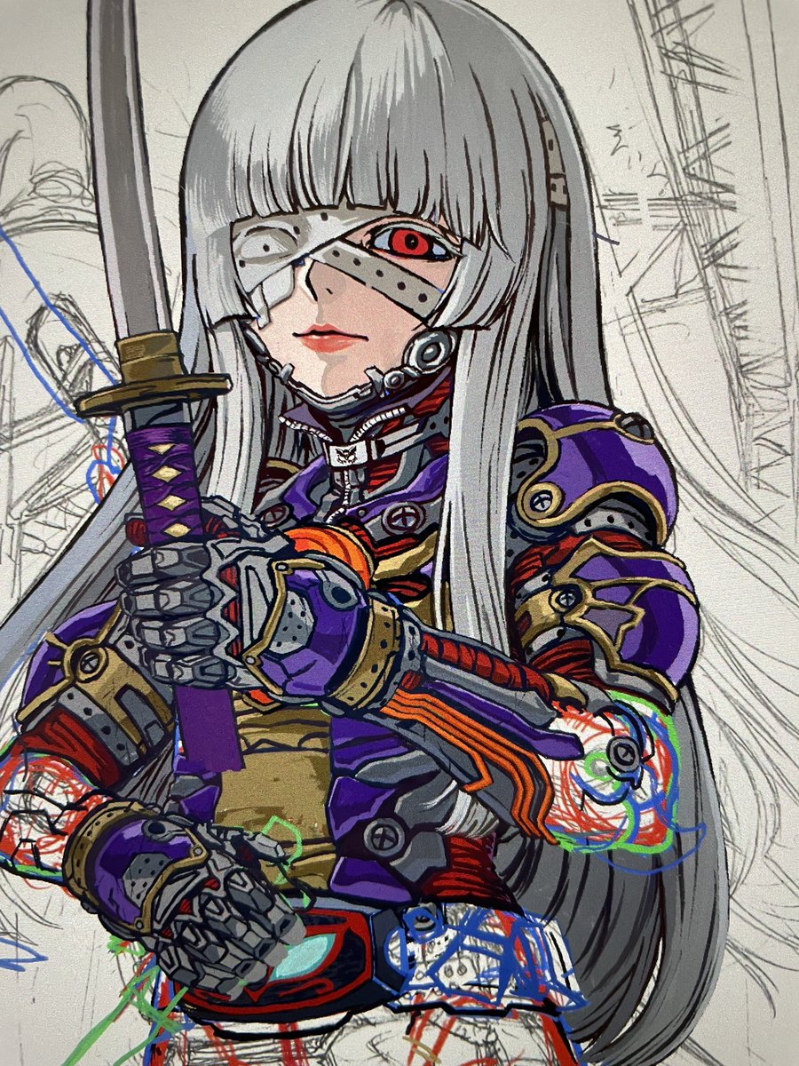 イラストオーダー】一次創作のみ 簡易 本描き 受付中 2名まで